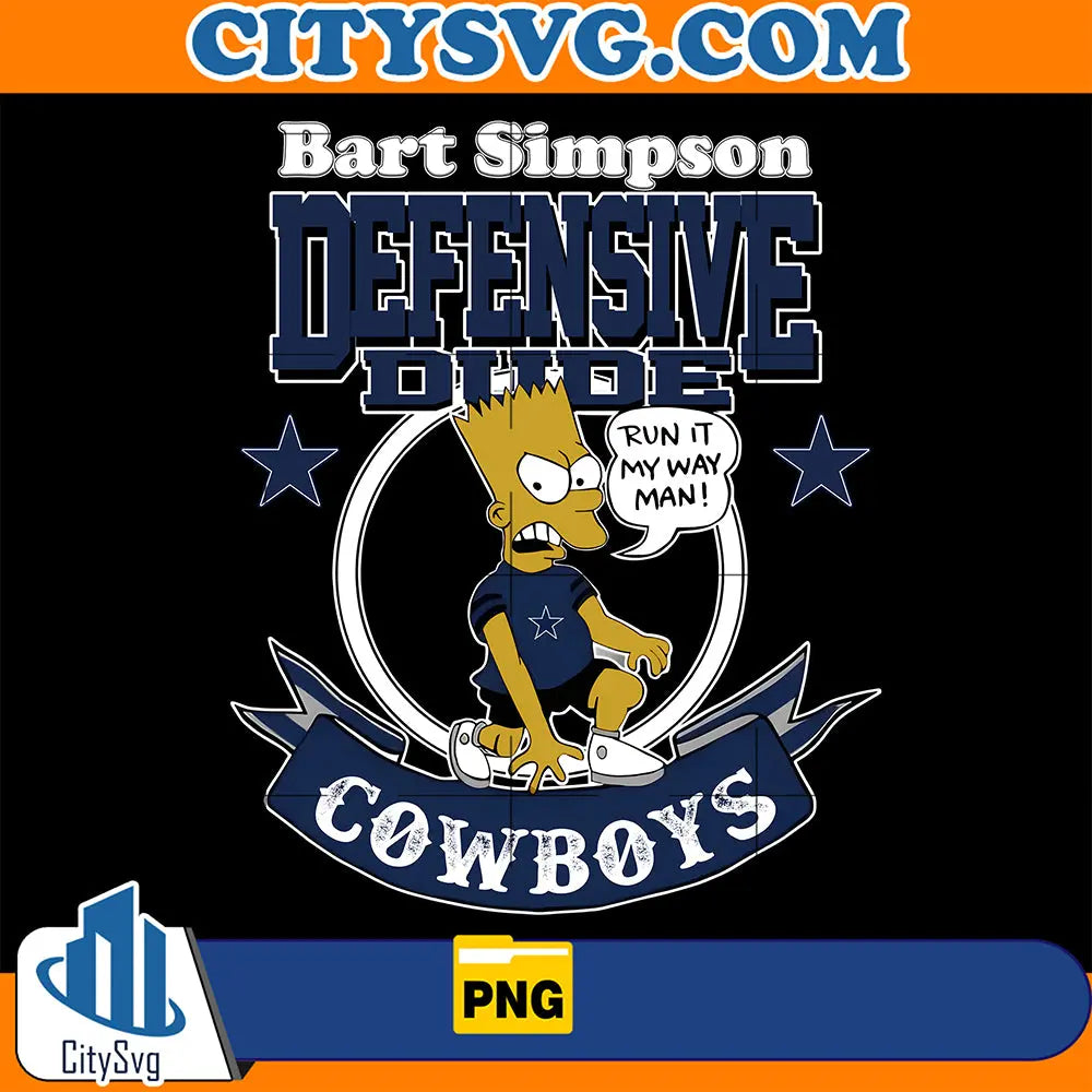 BartSimpsonDefensiveDudeCowboysPng_1