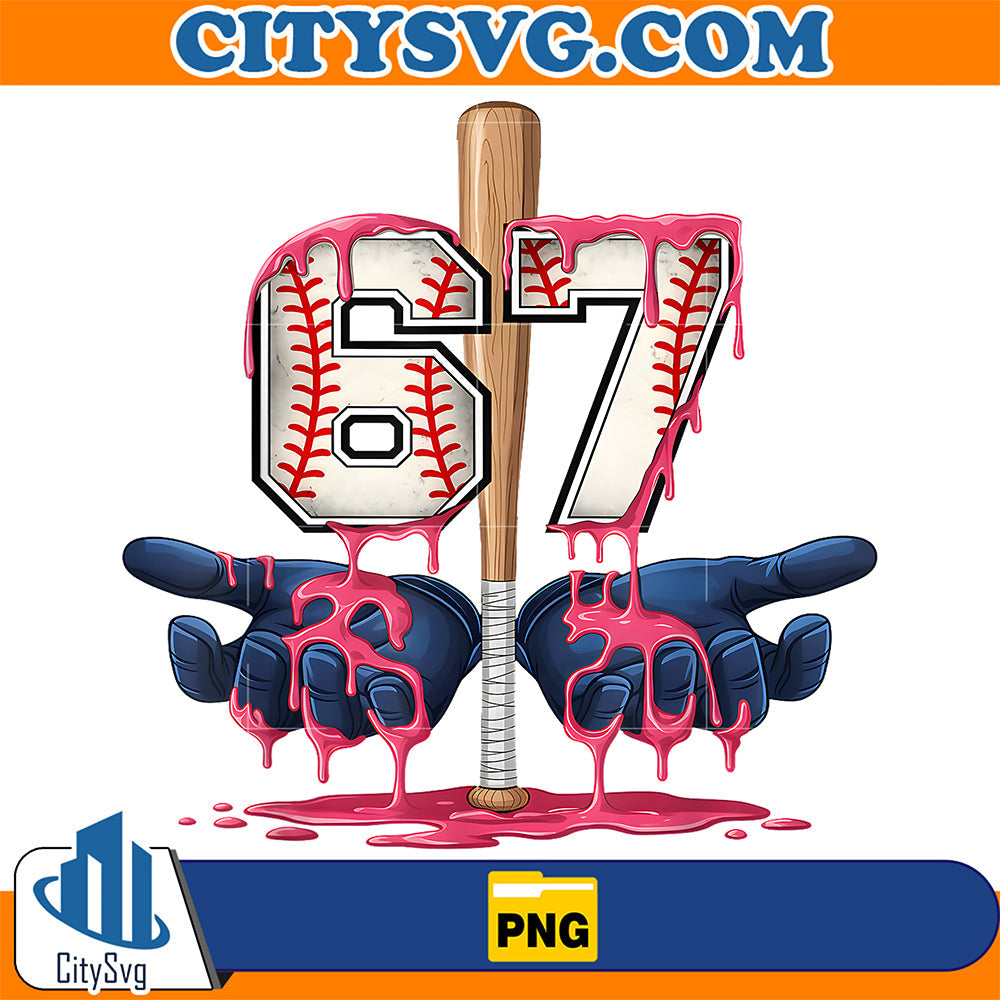 Baseball-Glove-Drip-Icecream-Png
