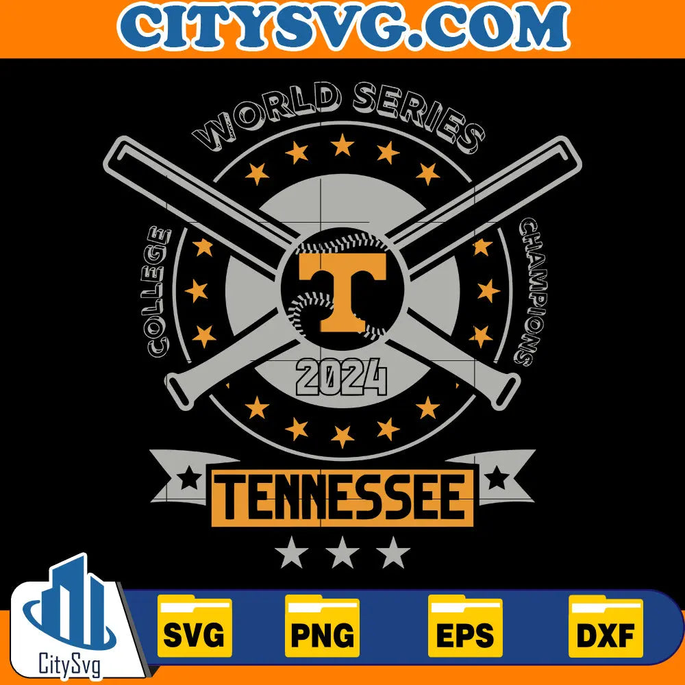 Baseball Champions Vols svg, Instant Download CitySvg