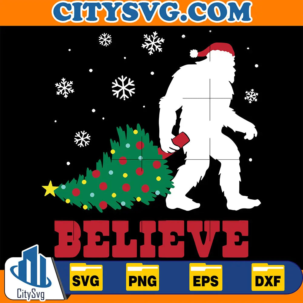BelieveChristmasSvg