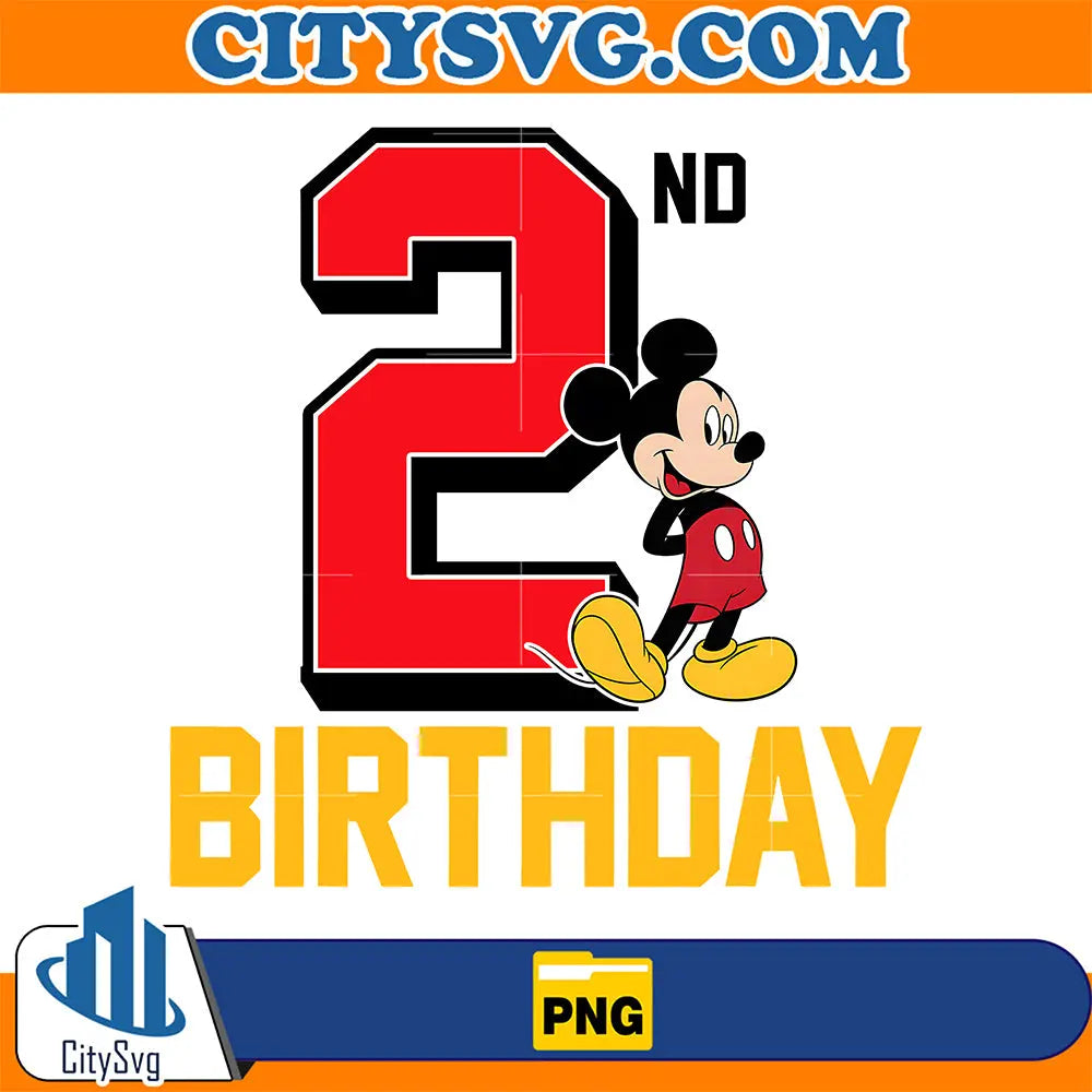 Birthday2ndMickeyPng