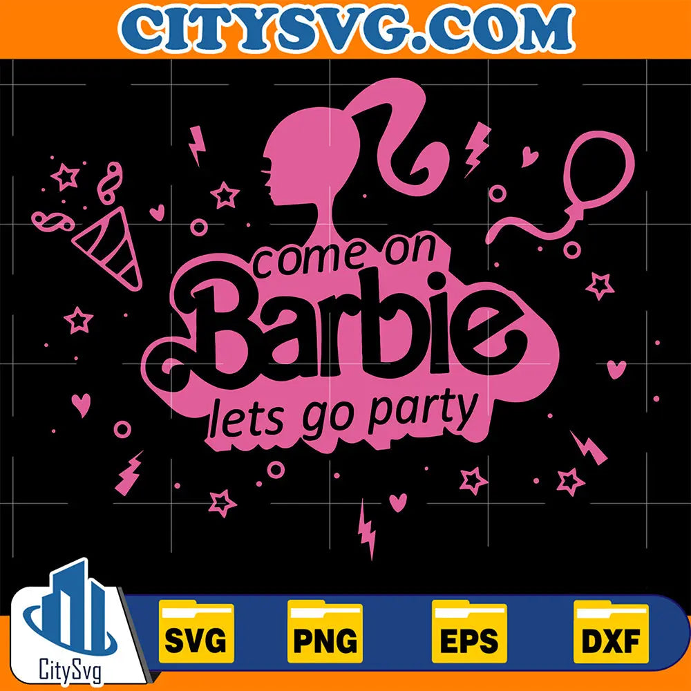 BirthdayBarbieGirlComeOnBarbieLet_sGoPartySvg_1