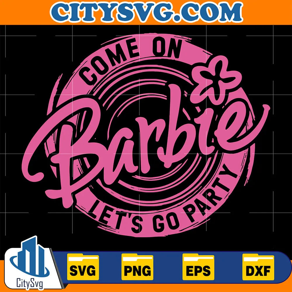BirthdayBarbieGirlComeOnBarbieLet_sGoPartySvg_2