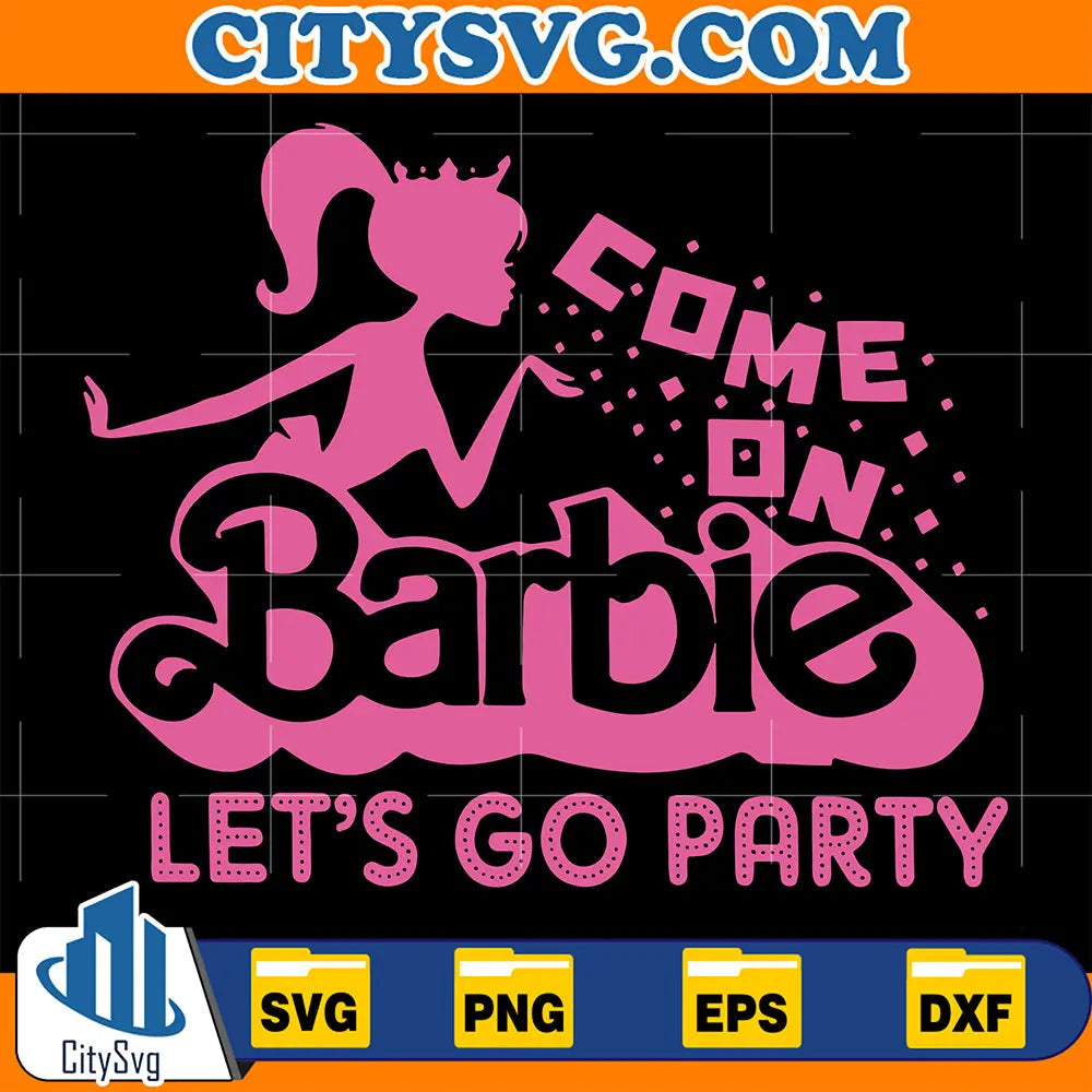 BirthdayBarbieGirlComeOnBarbieLet_sGoPartySvg_4