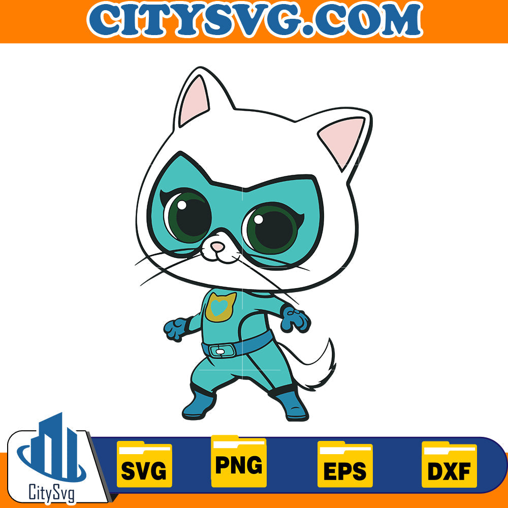 Bitsy superkittie Svg CitySvg