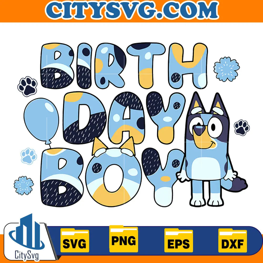 Brithday boy svg CitySvg