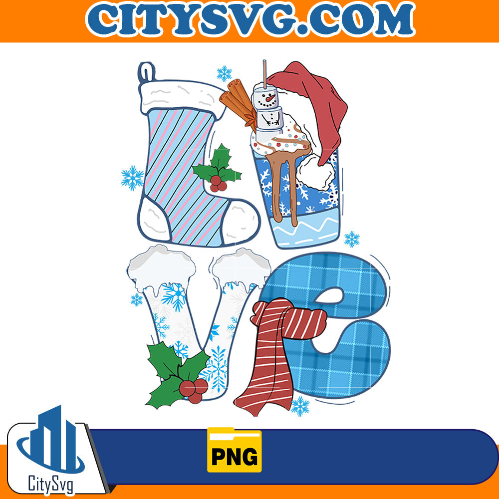 Love Christmas Png CitySvg