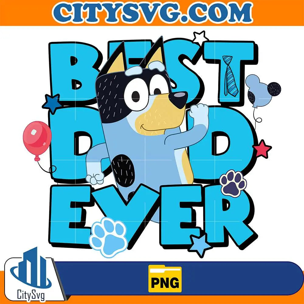 Bluey-Best-Dad-Ever-Png