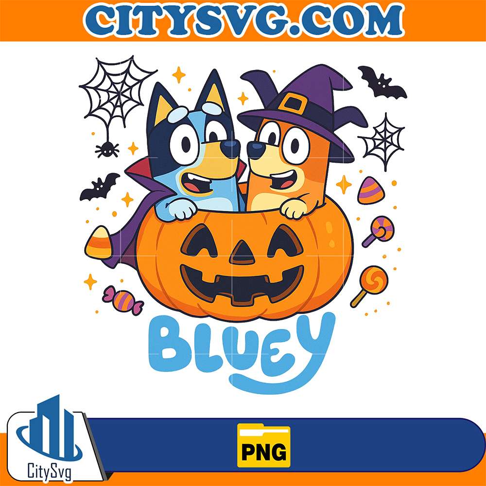 Bluey-Bingo-Fall-Halloween-Png