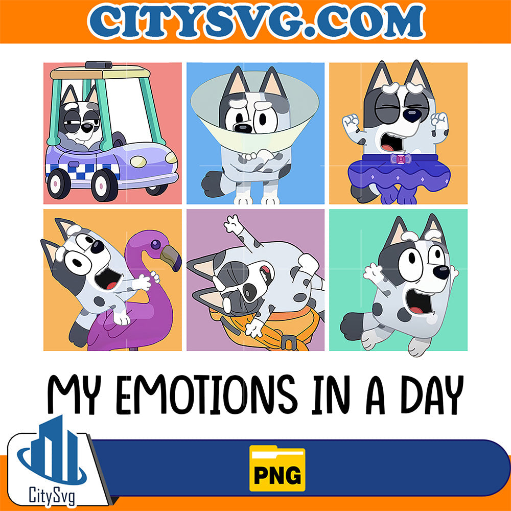 Bluey-Muffin-My-Emotion-In-A-Day-Png
