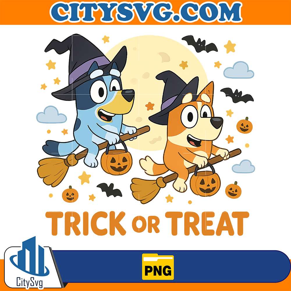 Bluey-Trick-Or-Treat-Halloween-Png-5