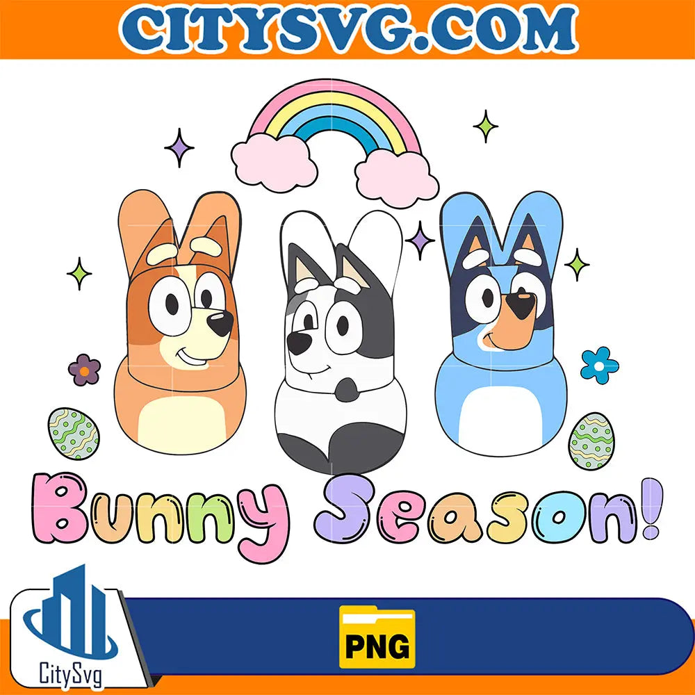 BlueyBunnySeasonEasterPng