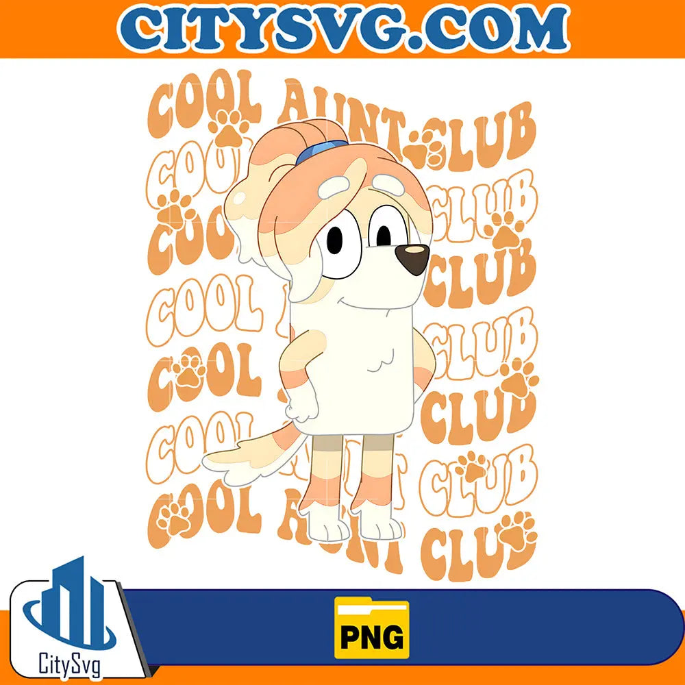BlueyCoolAuntClubPng