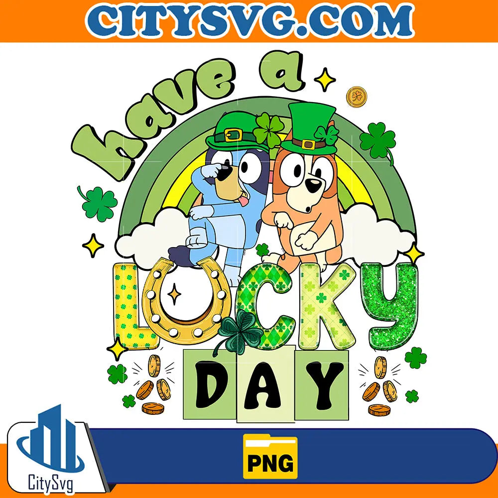 BlueyHaveALuckyDayPng