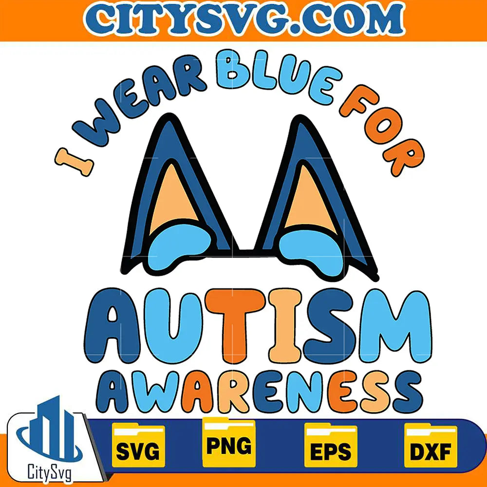BlueyIWearBlueForAutismAwarenessSvg_4
