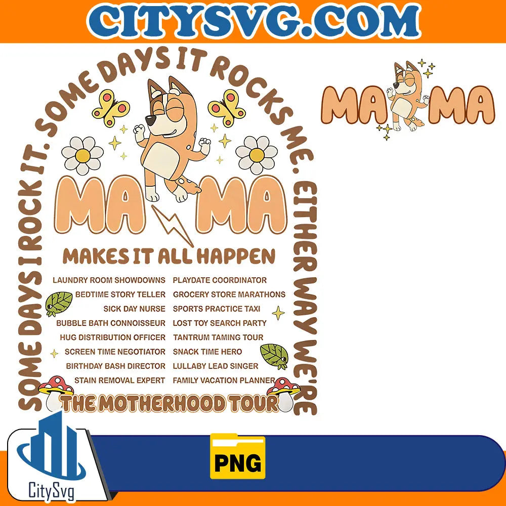BlueyMamaMuffinPng