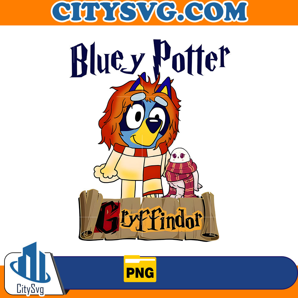 Bluey Potter Gryffindor Png CitySvg