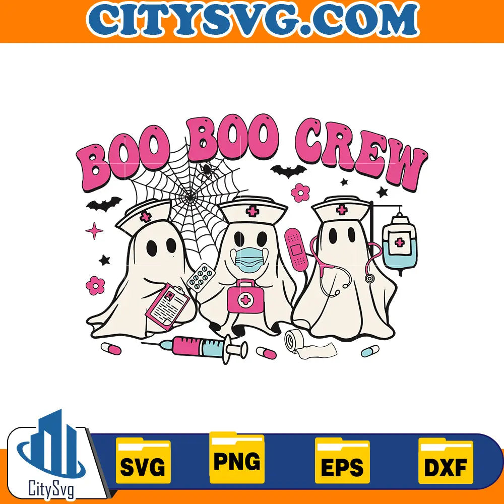 Boo Boo Crew Svg CitySvg