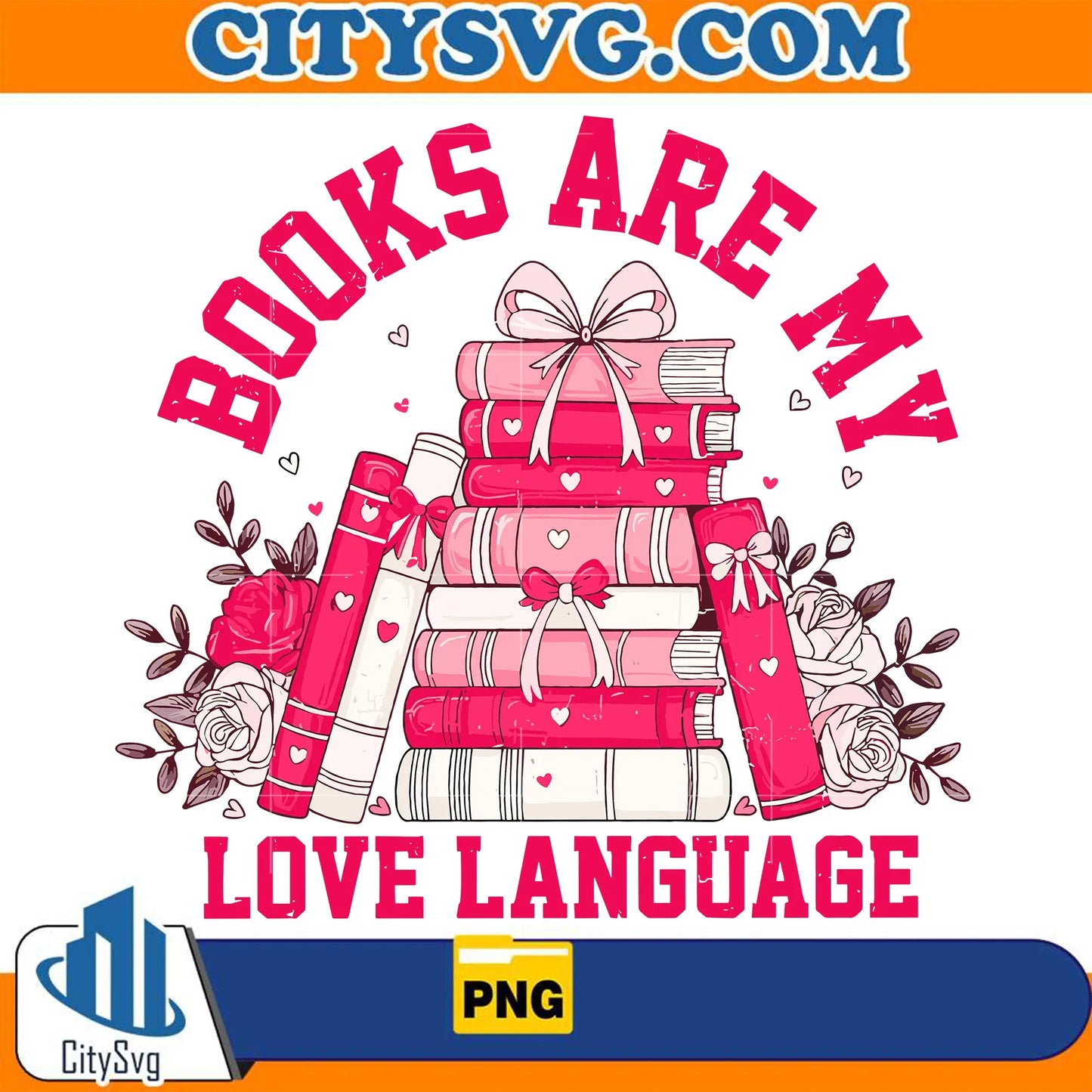 BooksAreMyLoveLanguageValentinePng