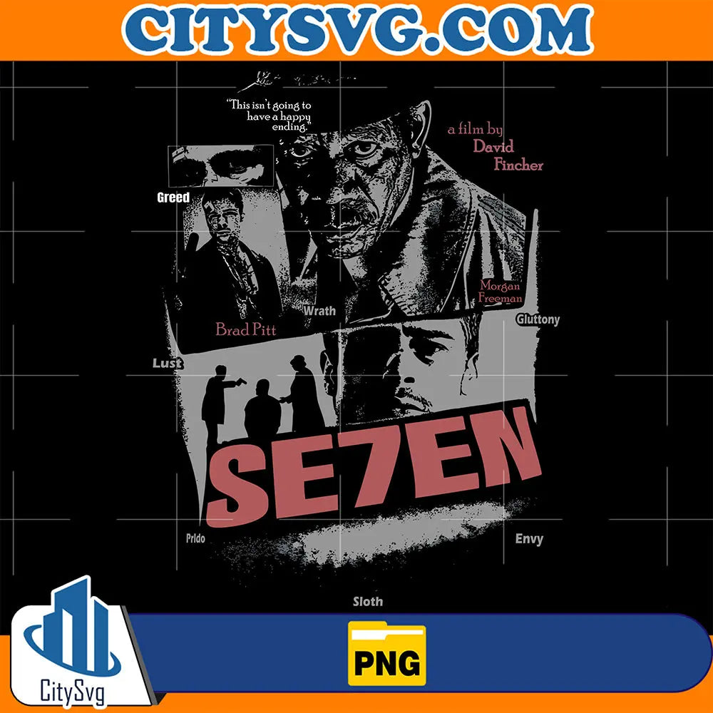 BradPittMorganFreemanSe7enPng