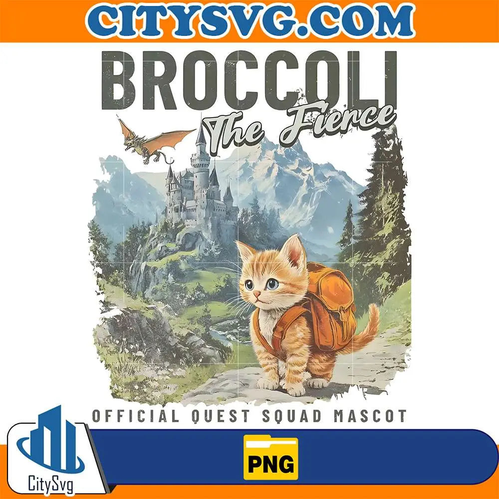 BroccoliTheFierceOfficialQuestSquadMascotPng