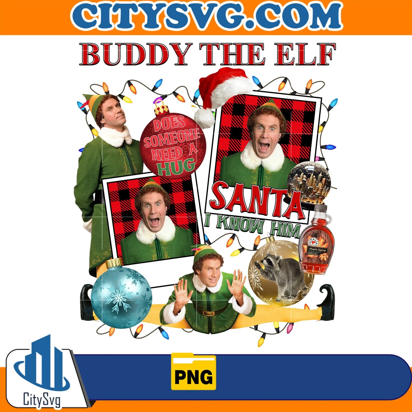 BuddyTheElfChristmasPng