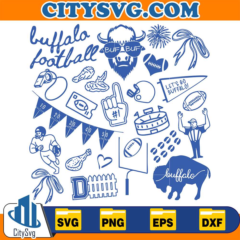 Buffalo-Football-Svg