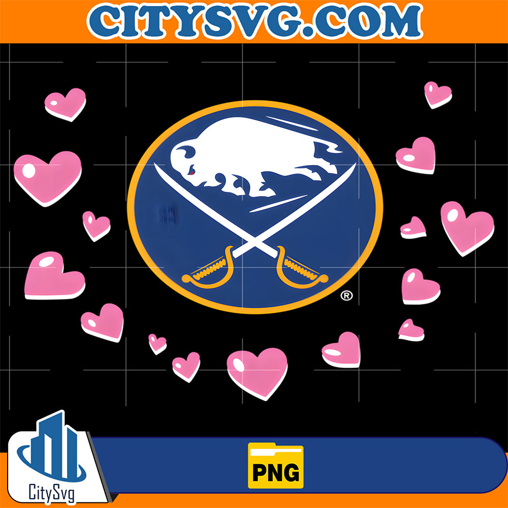 Buffalo-Sabres-Valentine-Heart-Png