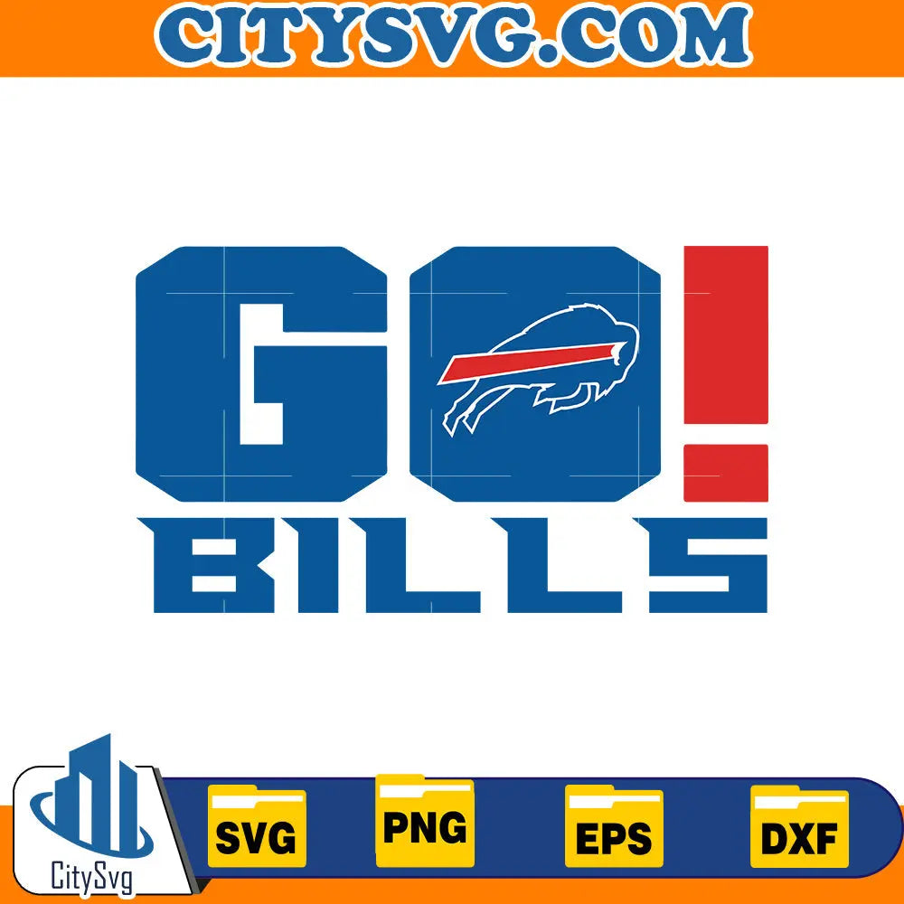 Go Bills Svg, Buffalo Bills Svg CitySvg