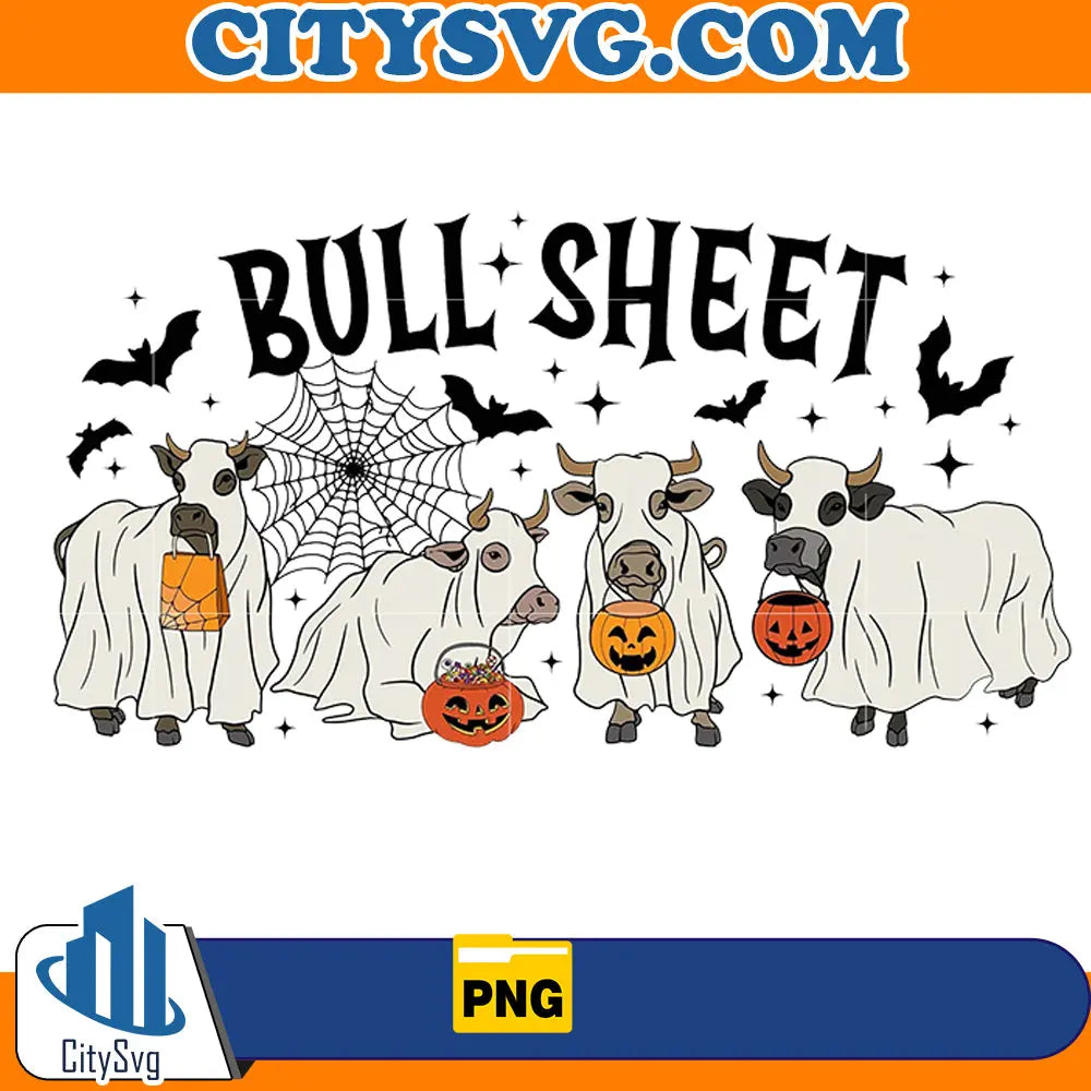 Bull Sheet PNG, Ghost Cows Png CitySvg