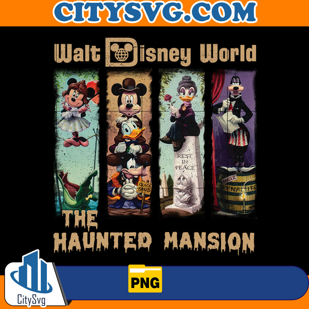 Mickey & Friends The Hauted Mansion Png CitySvg