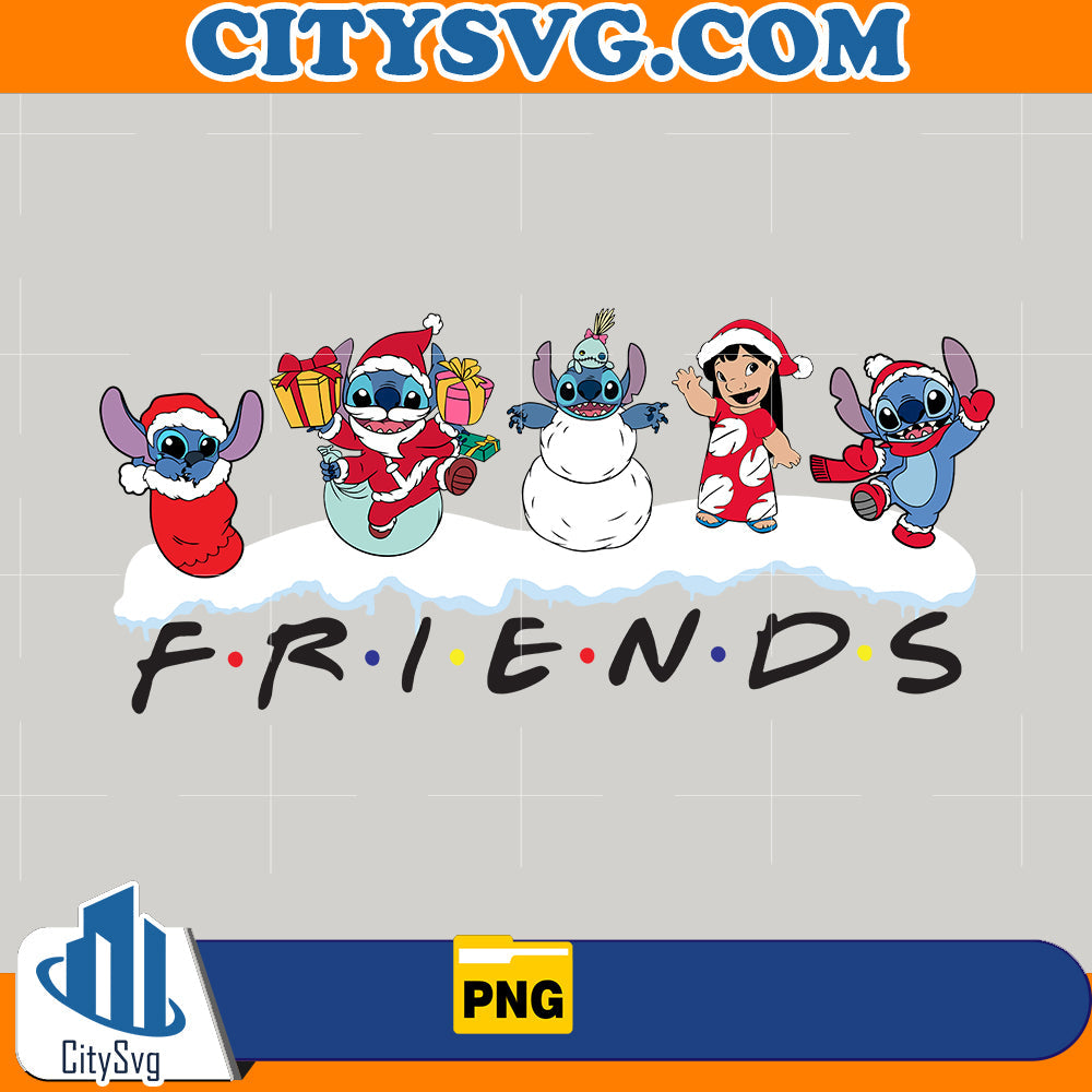 Friends Merry Stitchmas Png CitySvg
