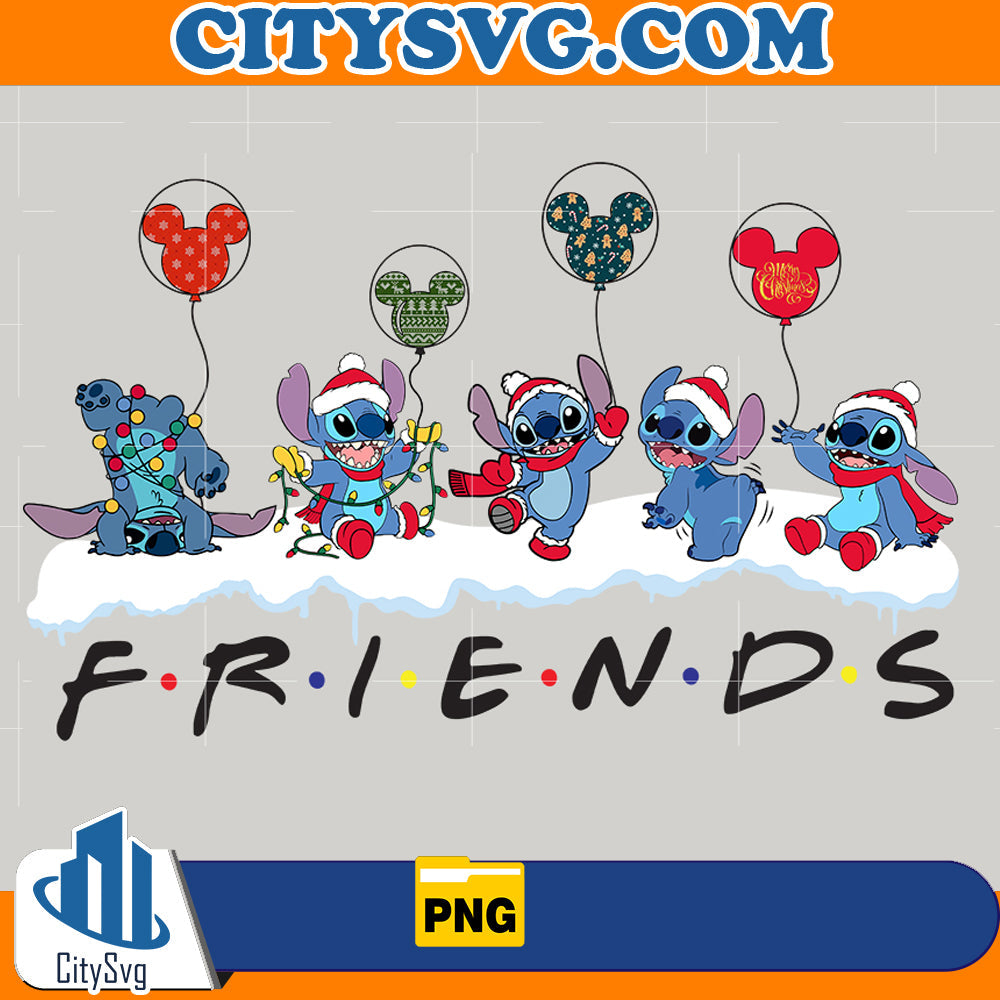 Friends Merry Stitchmas Png CitySvg