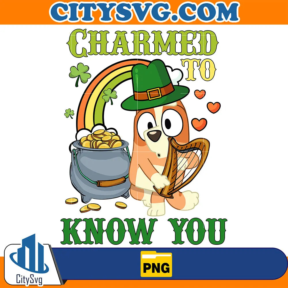 CharmedToKnowYouBingoStPatricksDayPng
