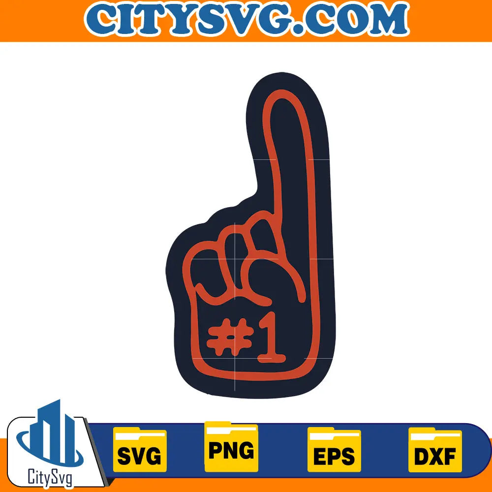 #1 Chicago Bears Svg CitySvg