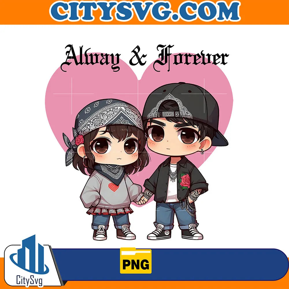 ChicanoAlwaysAndForeverCoupleValentinePng_1