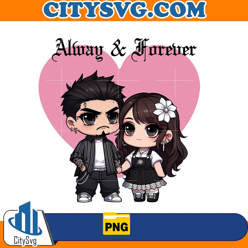 ChicanoAlwaysAndForeverCoupleValentinePng_8