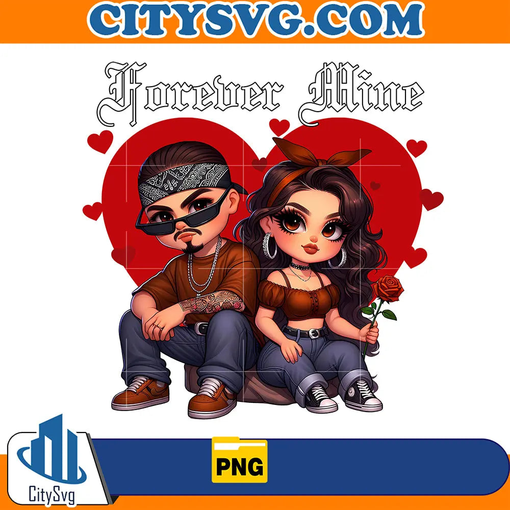 ChicanoCoupleValentineDesignPng_5