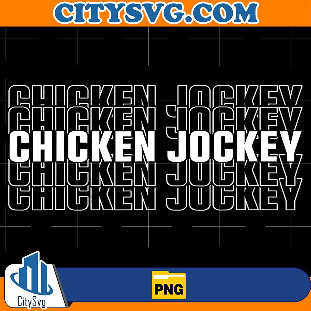 Chicken-Jockey-Stacked-Repeat-Font-Fun-Gag-Meme-Humor-Png