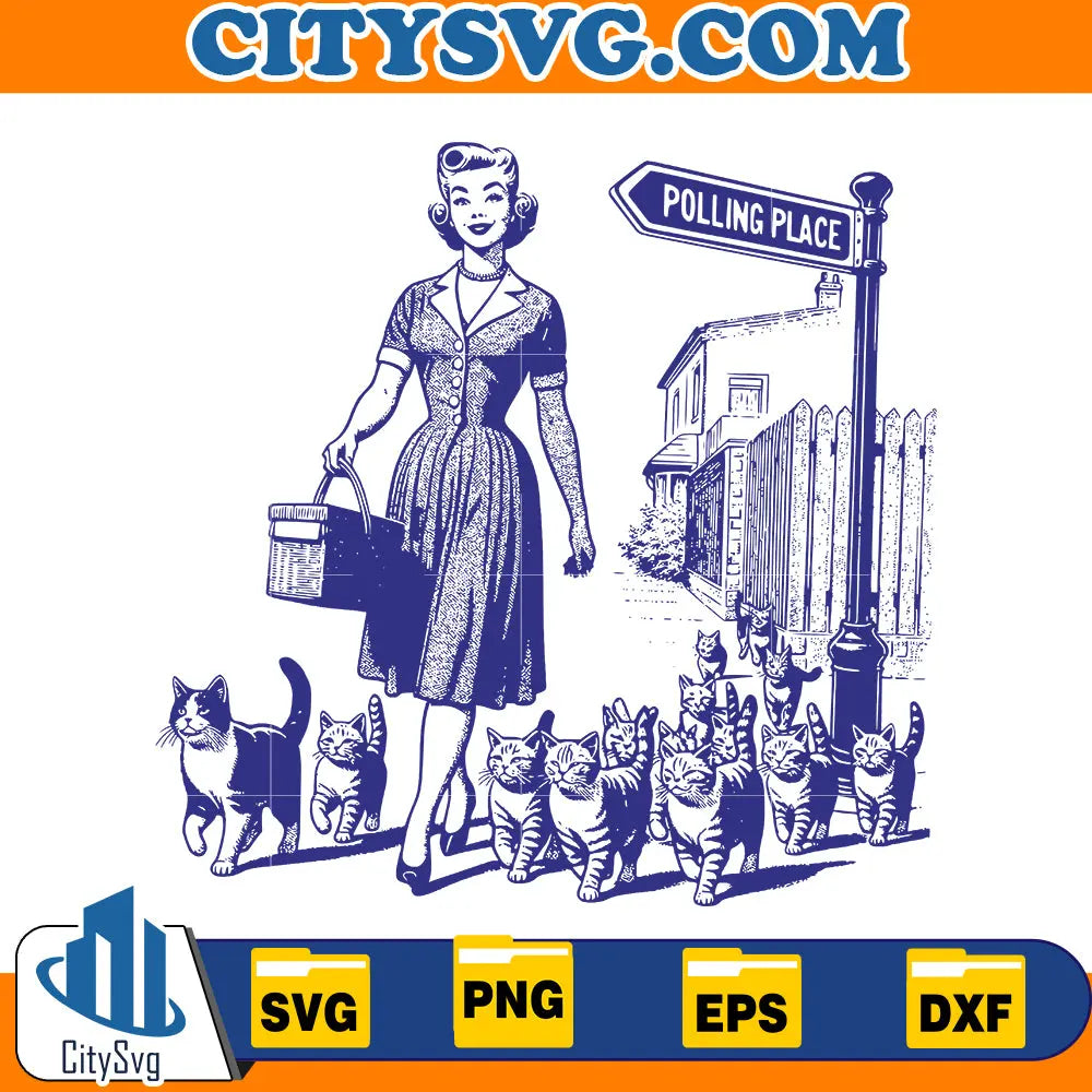Childless Cat Lady Svg CitySvg