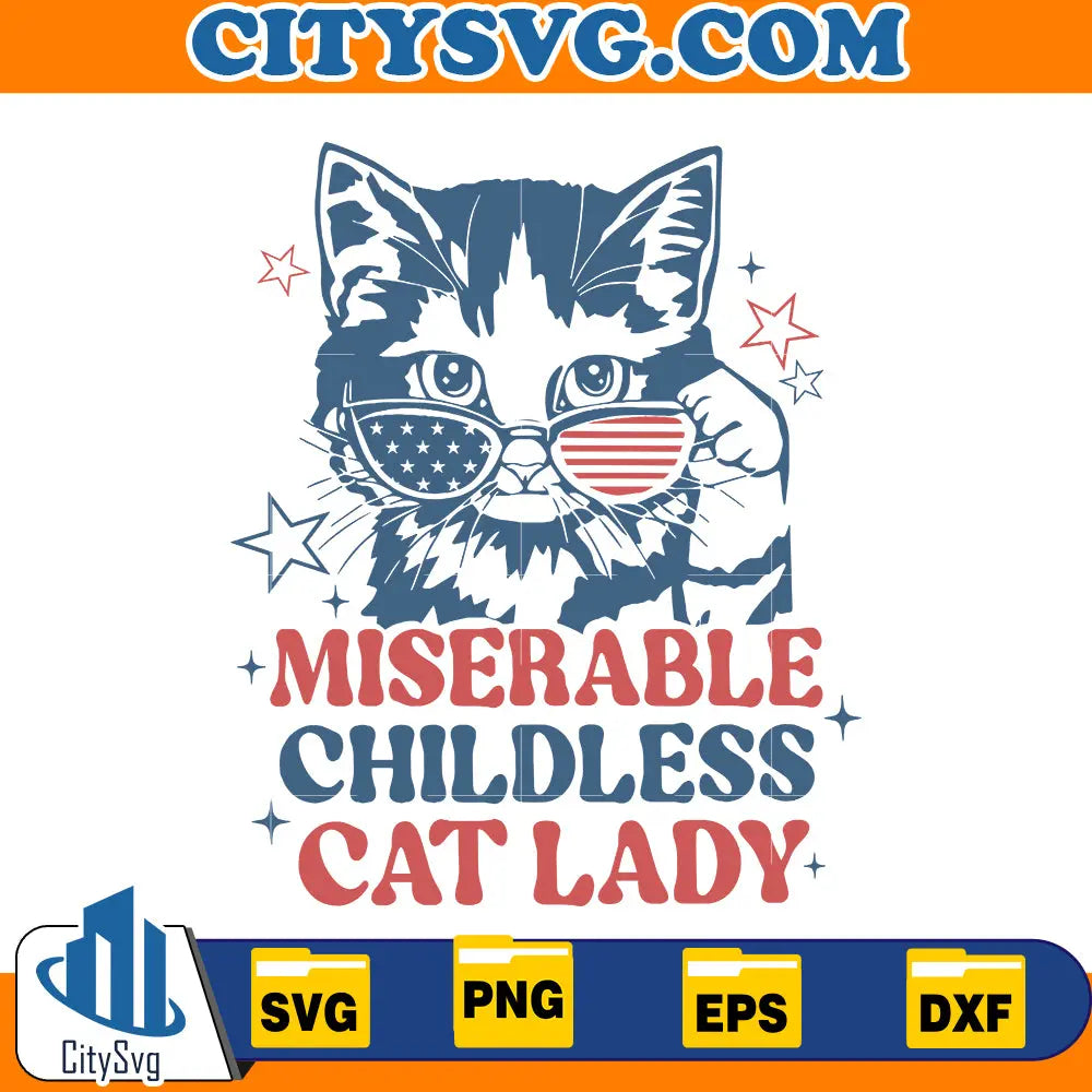 Childless Cat Lady Meme Svg CitySvg
