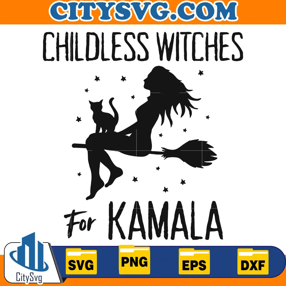 Childless Witches For kamala Svg CitySvg