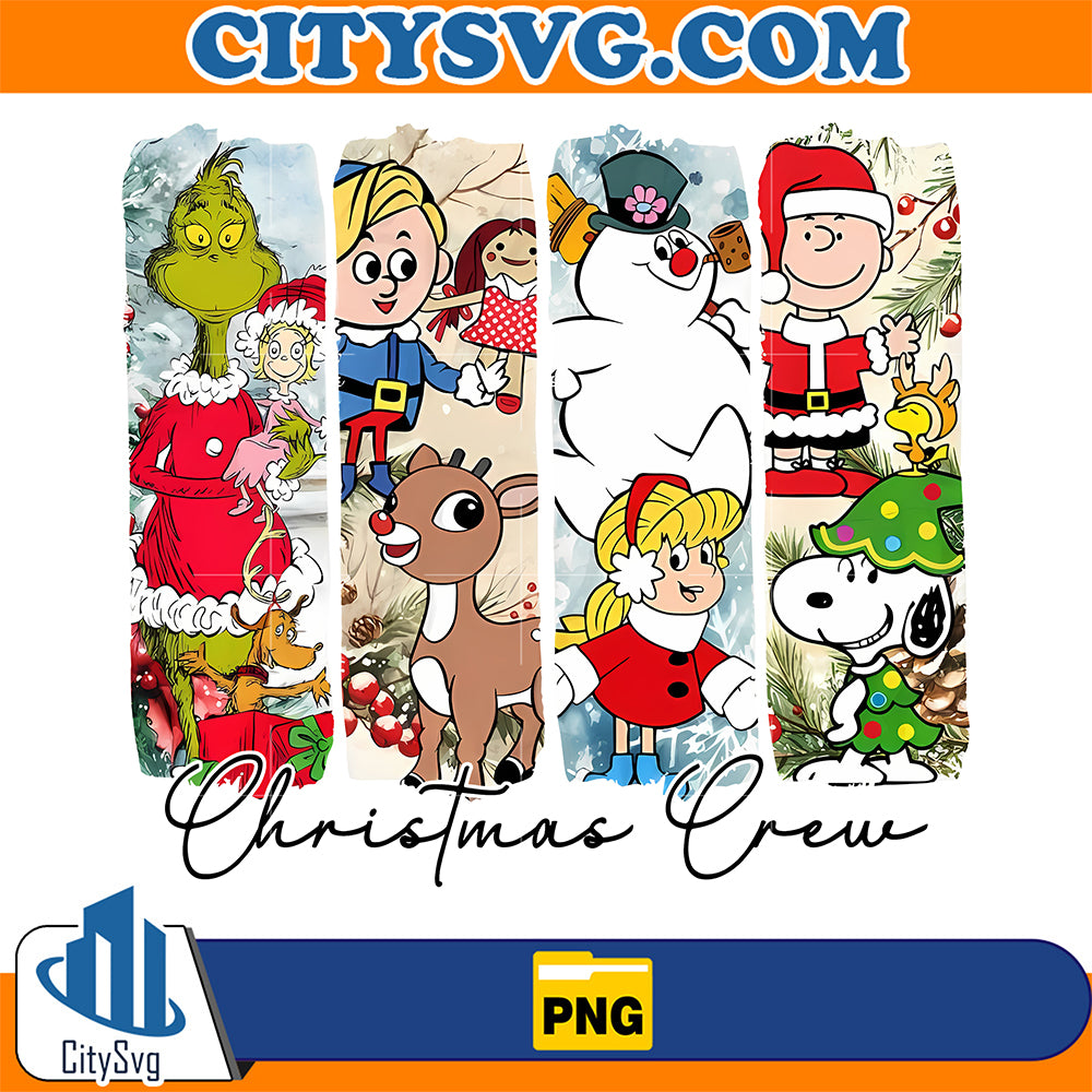Christmas-Crew-Characters-Brushstrokes-Png
