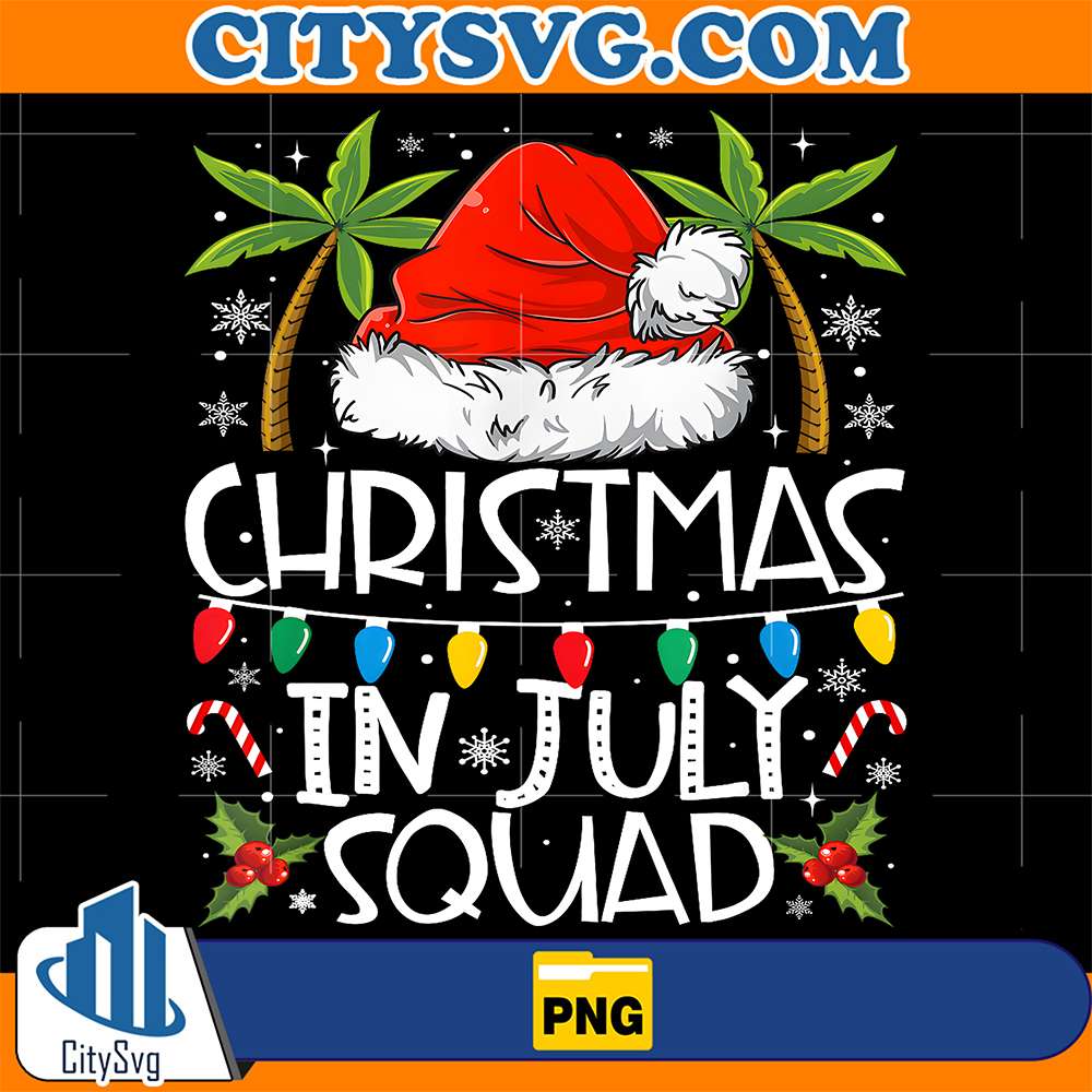 Christmas-In-July-Squad-Summer-Xmas-Png