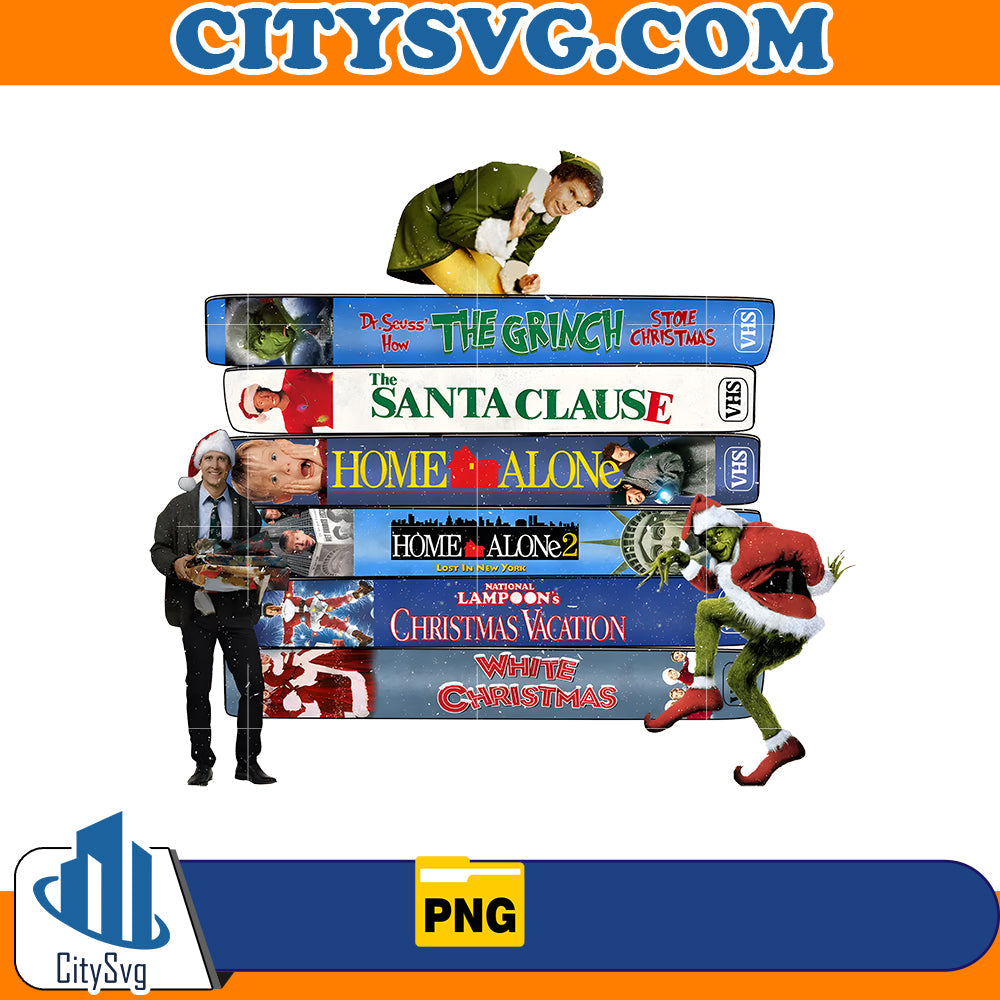 Christmas Movies Caset Png CitySvg