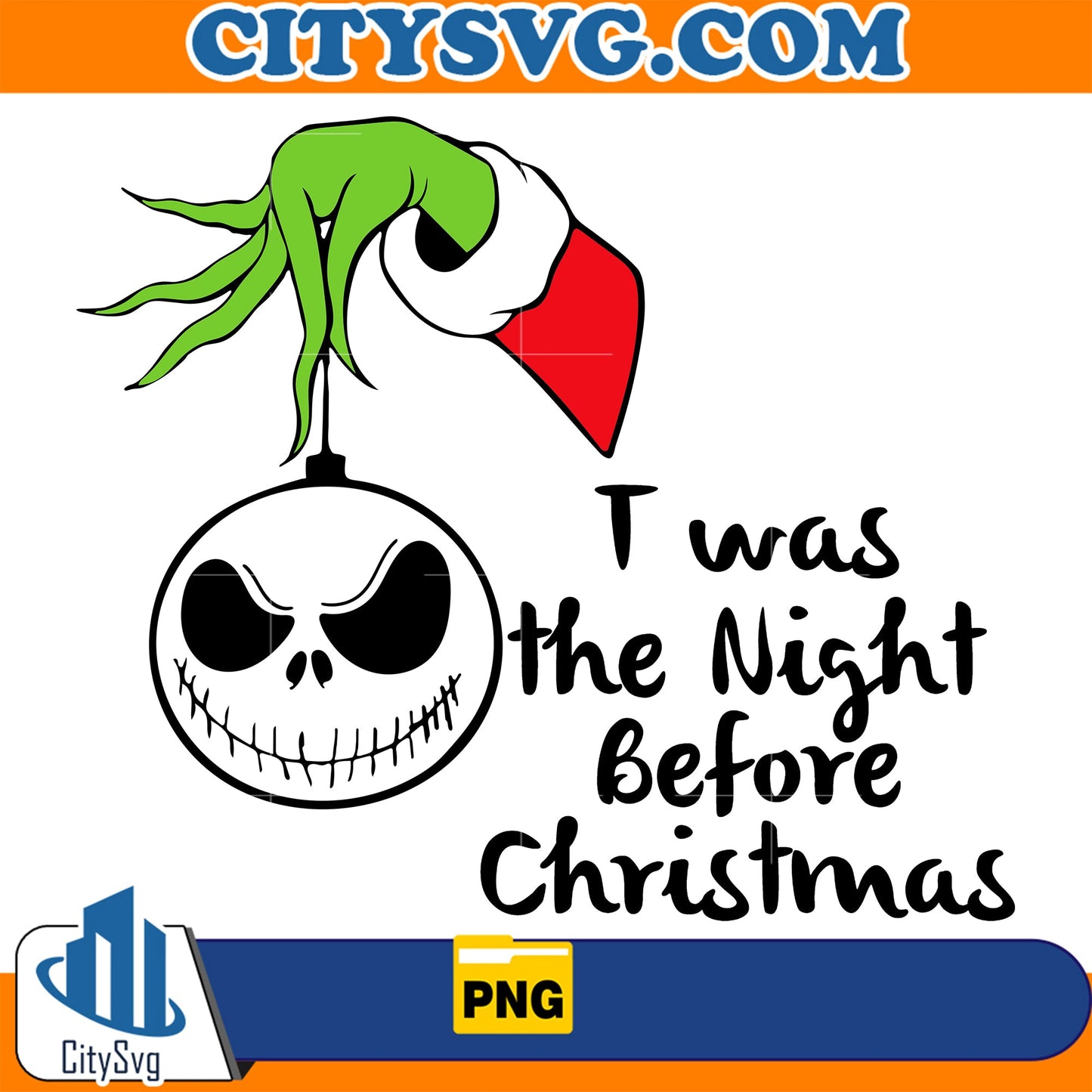I was The Night Before Christmas Png CitySvg