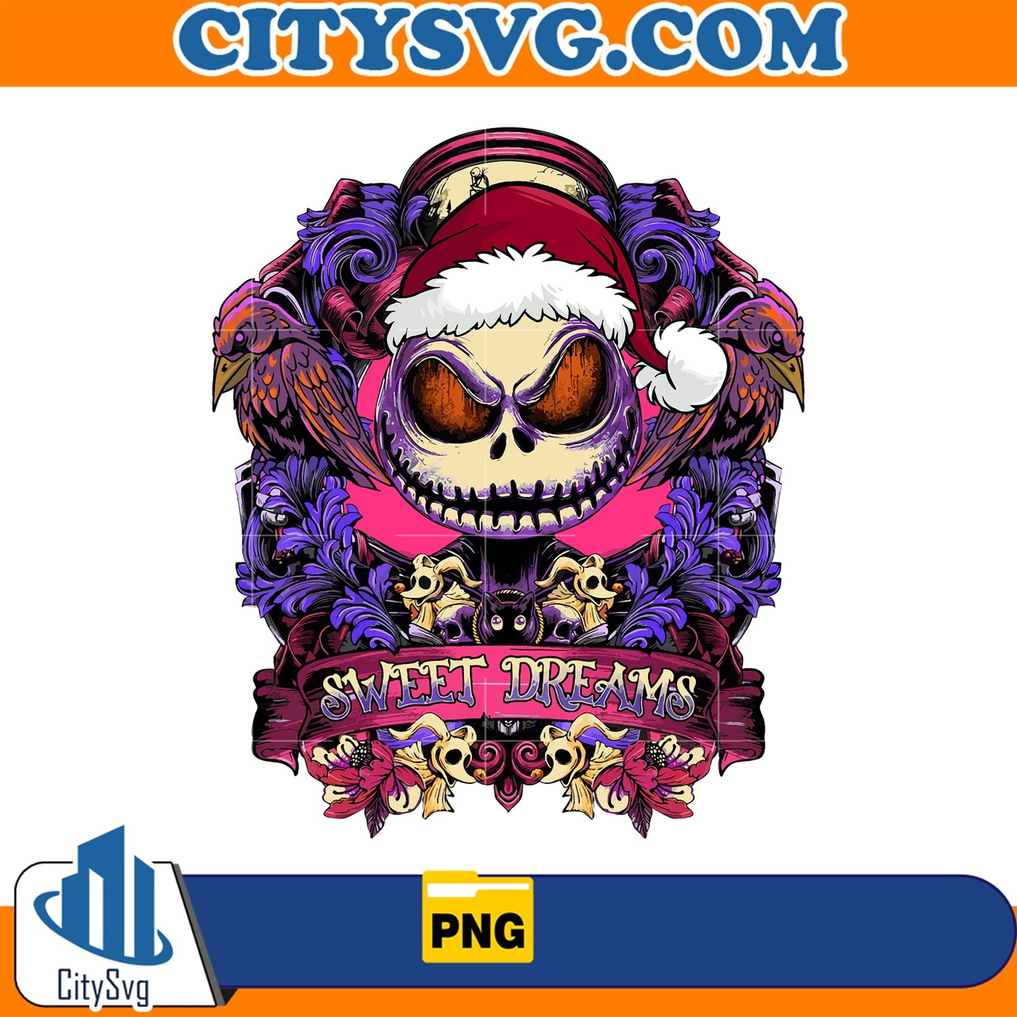 Sweet Dreams Nightmare Before Christmas Png CitySvg