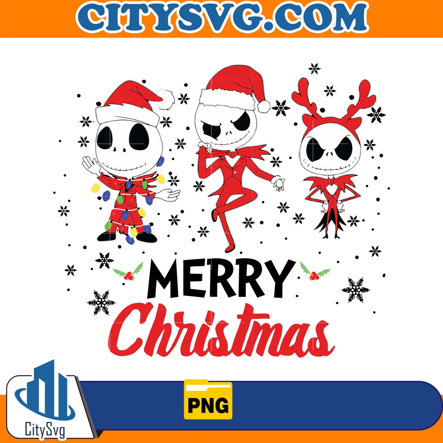 Merry Christmas Nightmare Before Christmas Png CitySvg