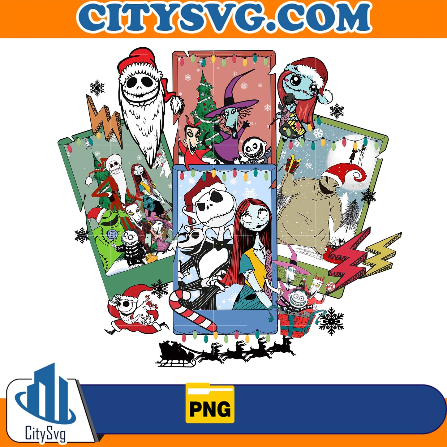Tarot Nightmare Before Christmas Png CitySvg
