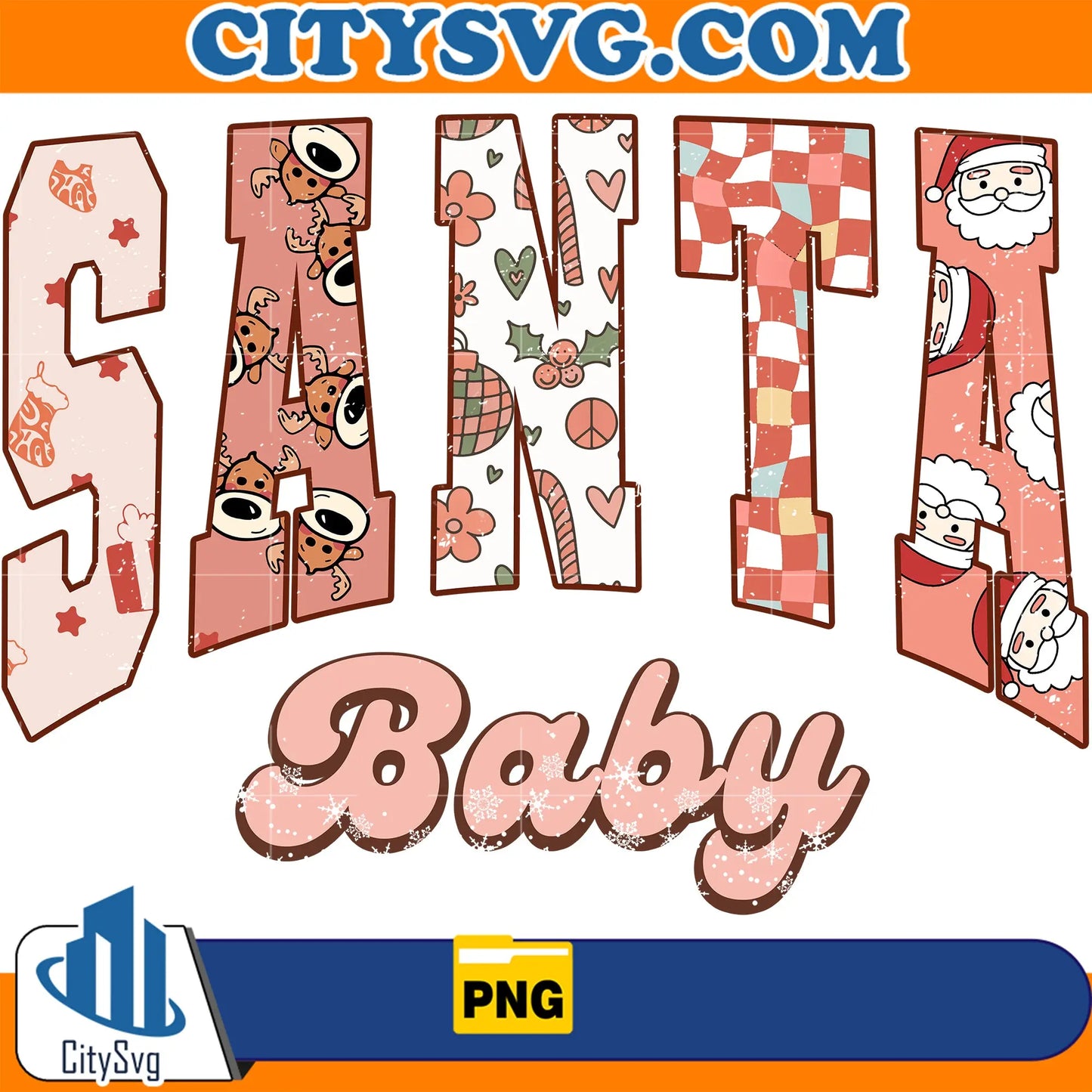 ChristmasSantaBabyPng